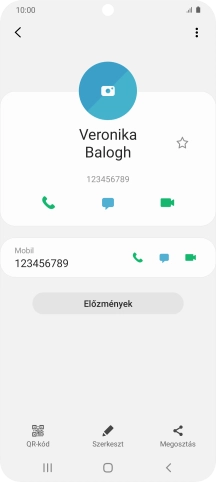 A befejezéshez, és ahhoz, hogy visszatérhess a főképernyőhöz, nyomd meg a főgombot.