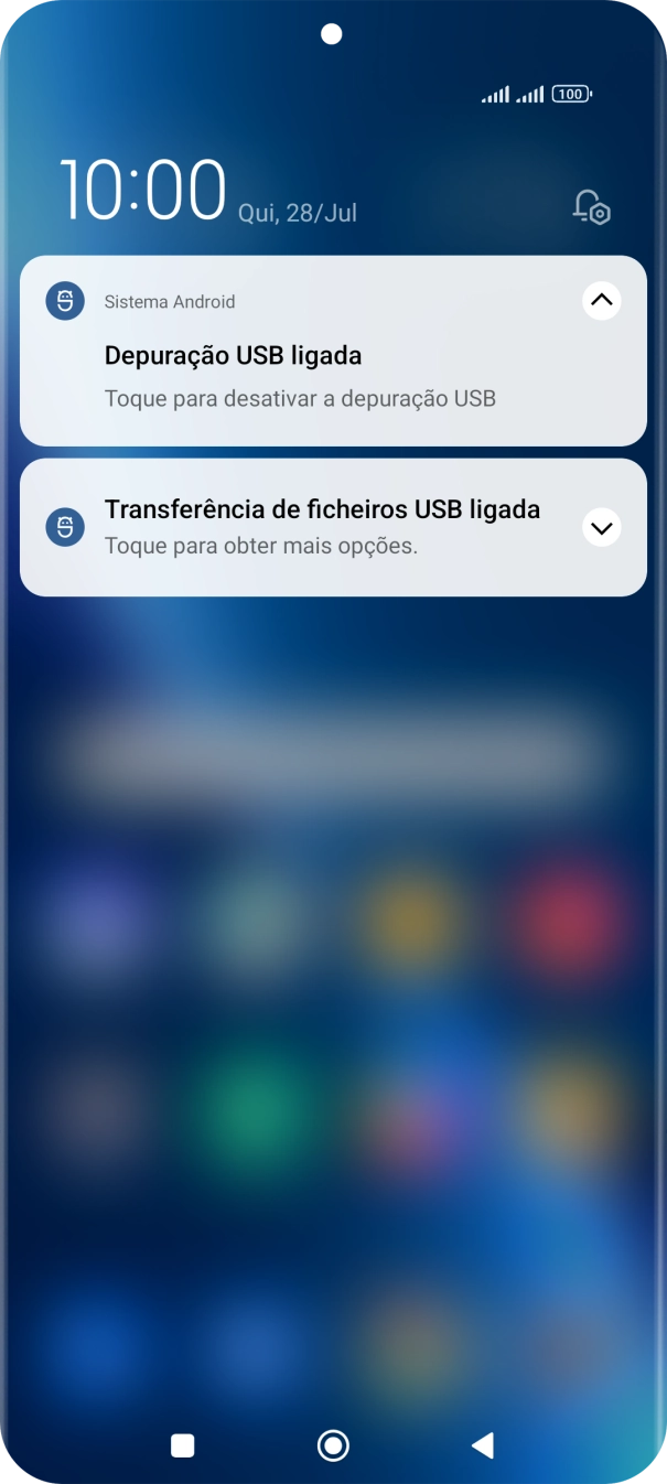 Prima Toque para obter mais opções..
