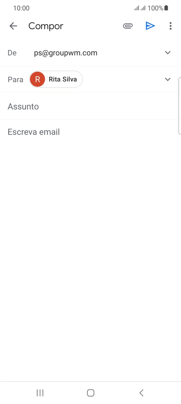 Prima Assunto e introduza o assunto pretendido.
