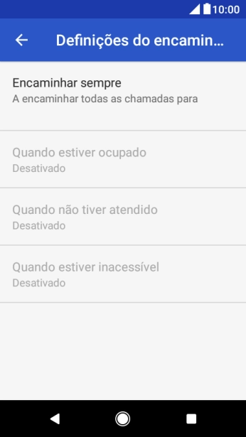 Prima a tecla de início para terminar e voltar ao ecrã inicial.