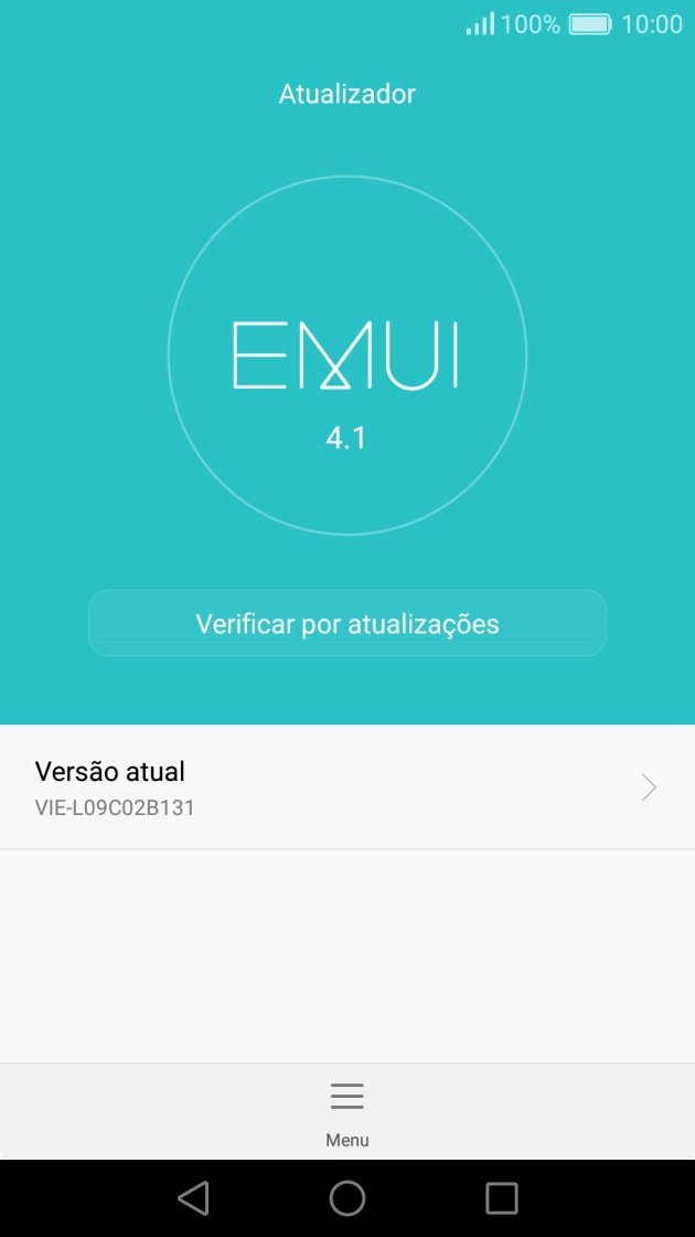 Prima Verificar por atualizações. Se existir uma nova versão de software disponível, será agora indicado no ecrã. Siga as indicações no ecrã para atualizar o software do telefone.