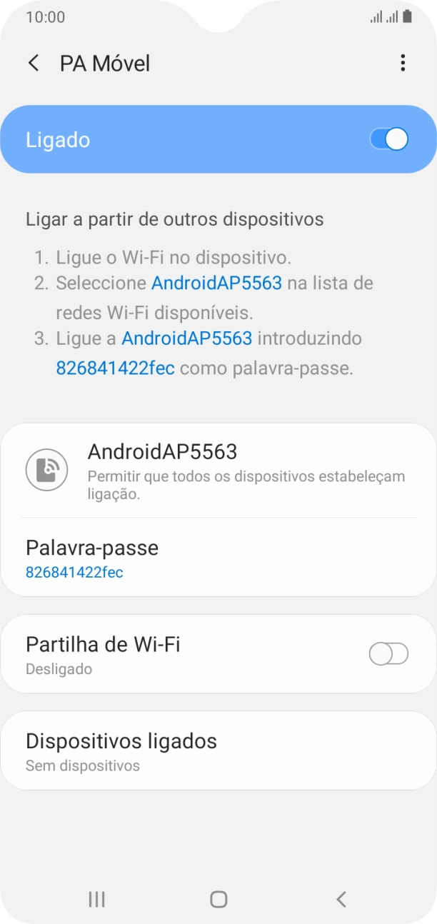 Prima a tecla de início para terminar e voltar ao ecrã inicial.
