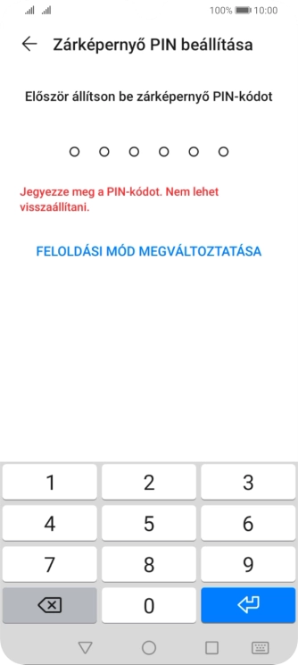 Válaszd a FELOLDÁSI MÓD MEGVÁLTOZTATÁSA lehetőséget.