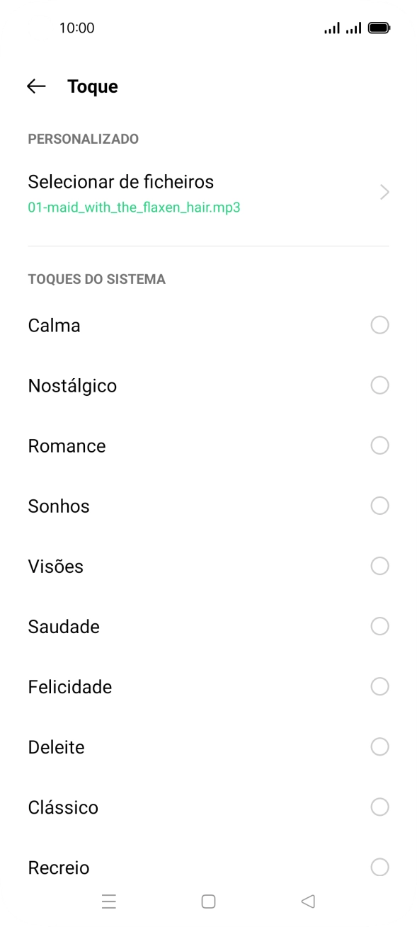 Prima a tecla de início para terminar e voltar ao ecrã inicial.