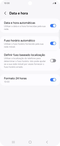 Prima a tecla de início para terminar e voltar ao ecrã inicial.