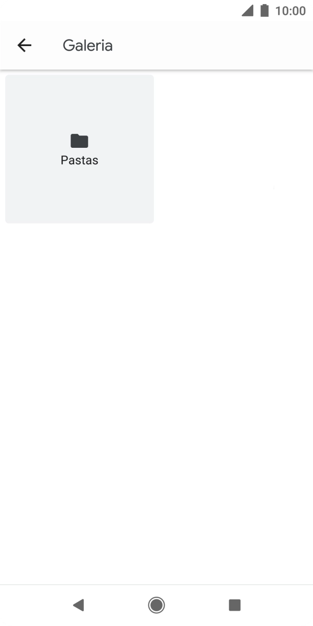 Prima Pastas e vá até à pasta pretendida.