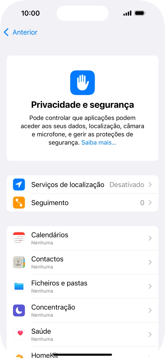 Prima Serviços de localização.