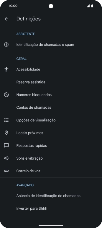 Prima Correio de voz.