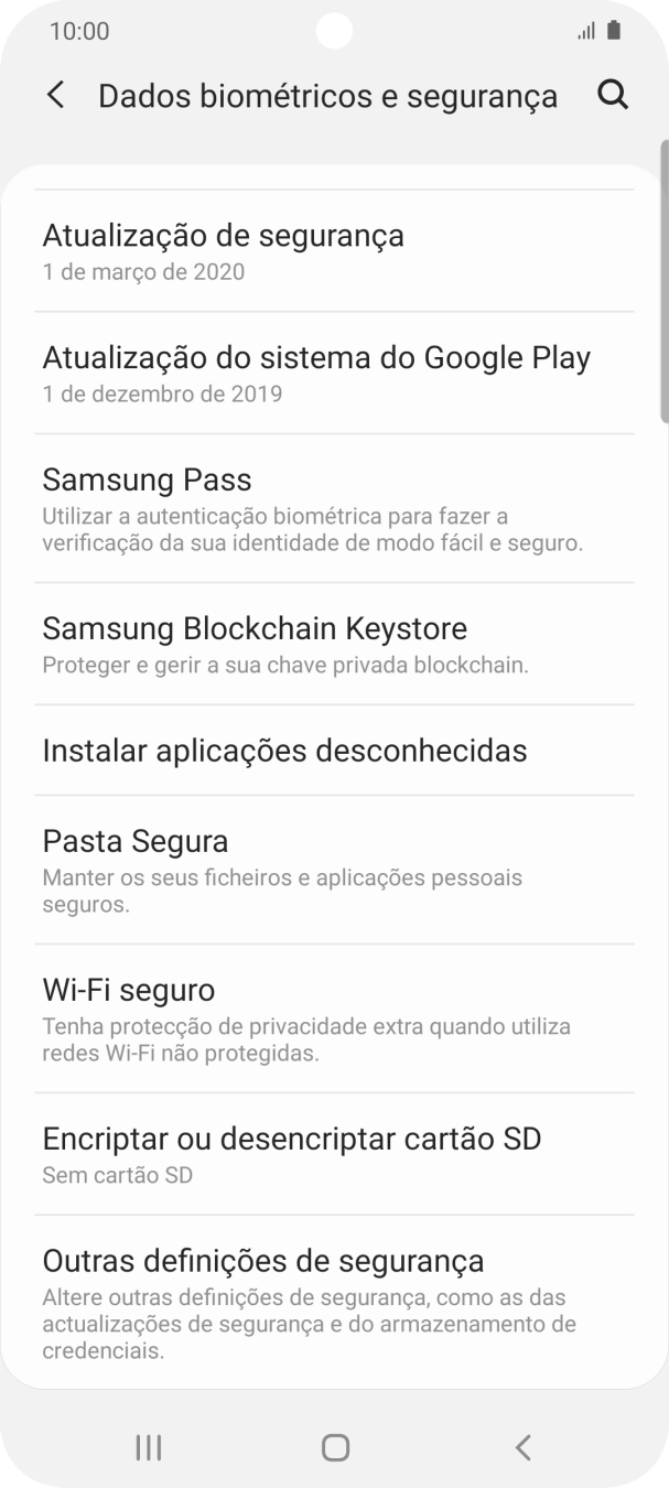 Prima Outras definições de segurança.