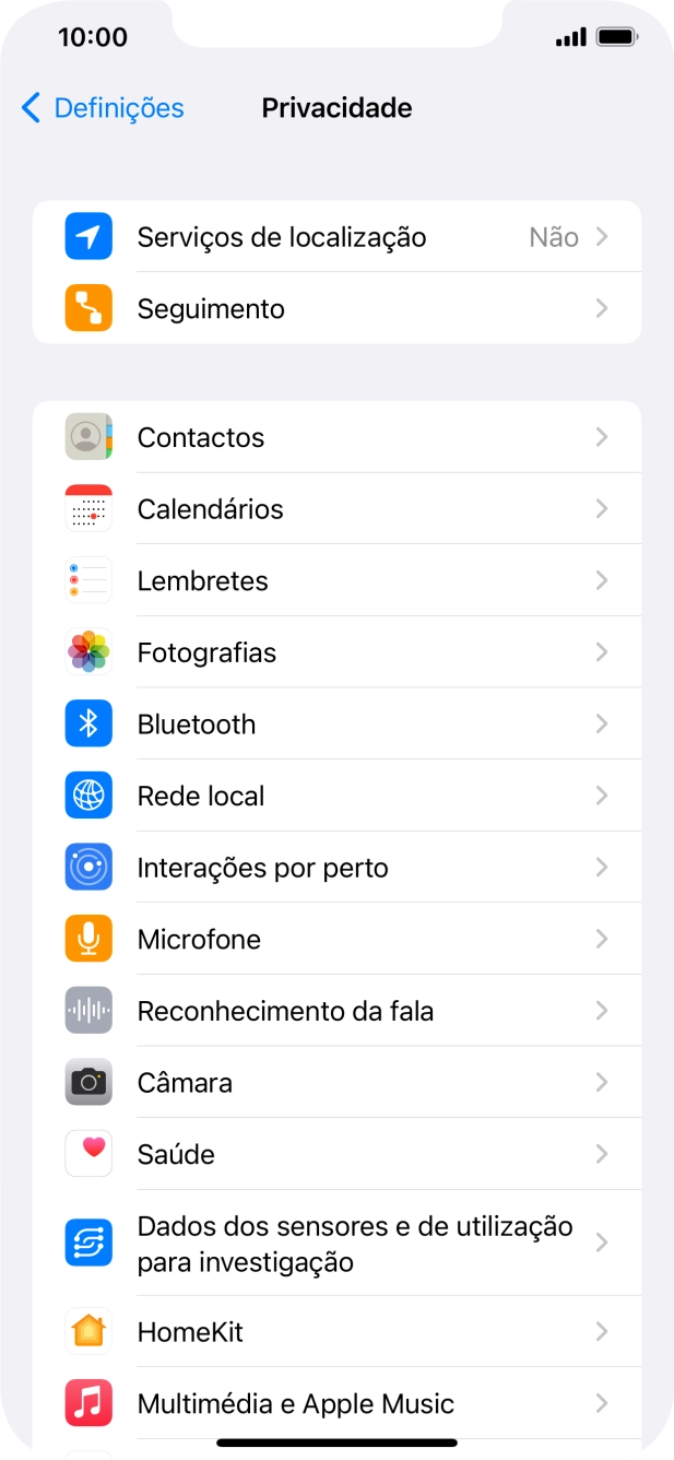 Prima Serviços de localização.