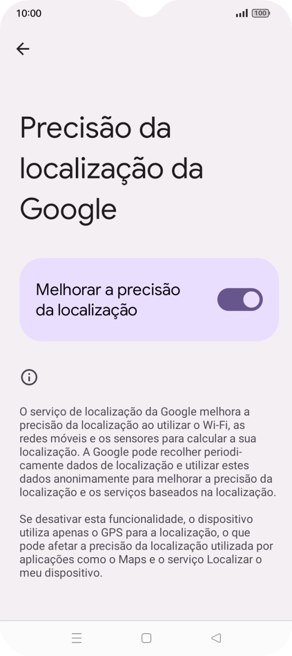 Se premir o indicador junto a 