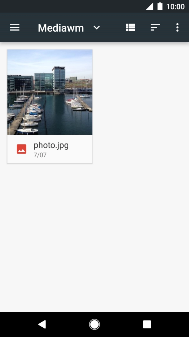 Prima a imagem pretendida.