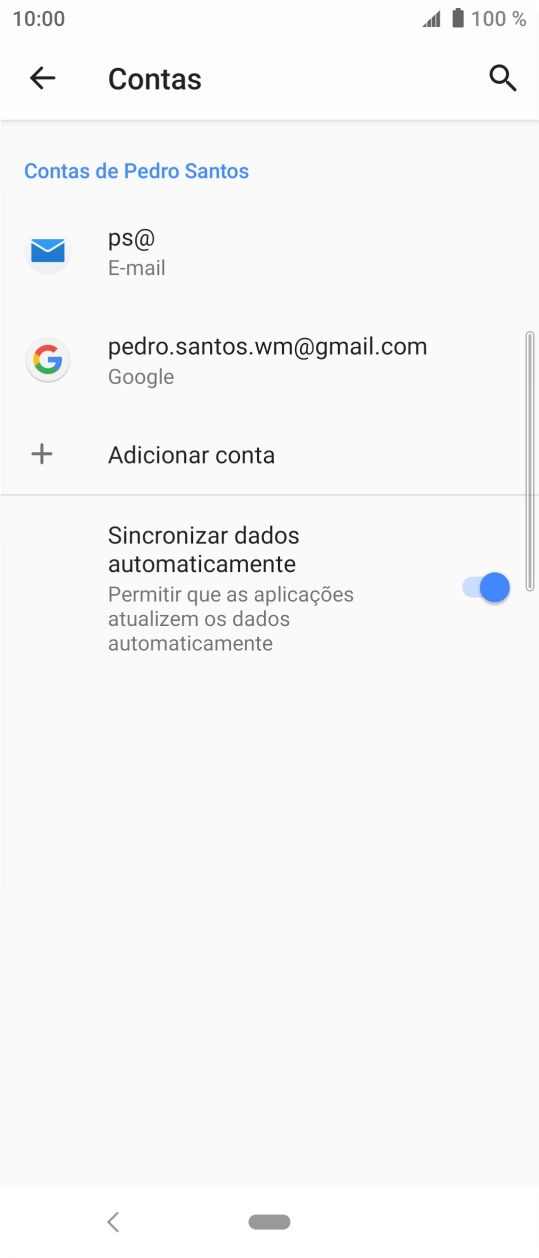 Prima a tecla de início para terminar e voltar ao ecrã inicial.