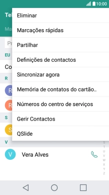 Prima Gerir Contactos.