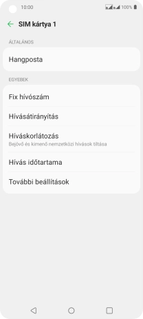 Válaszd a További beállítások lehetőséget.