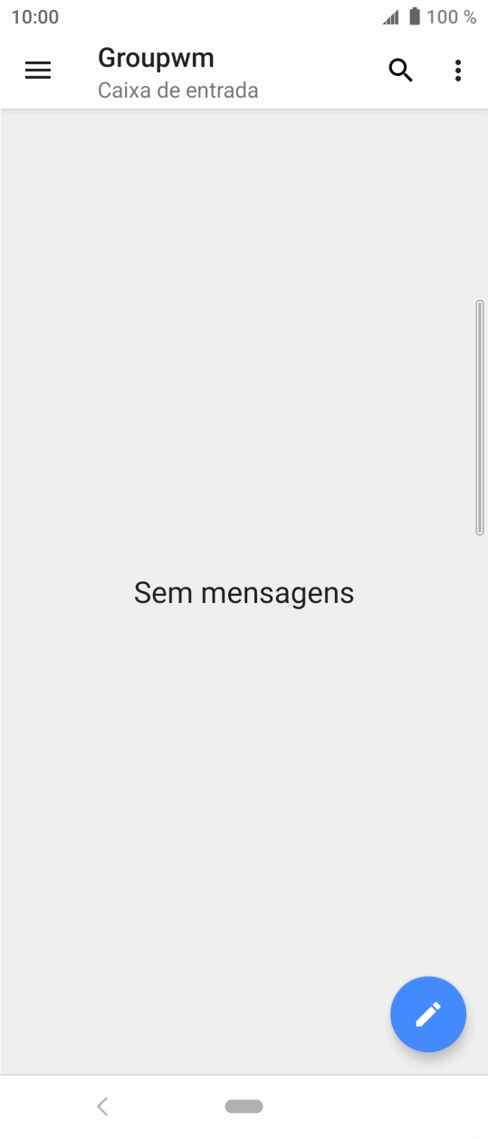 Deslize o dedo sobre o ecrã da esquerda para a direita.