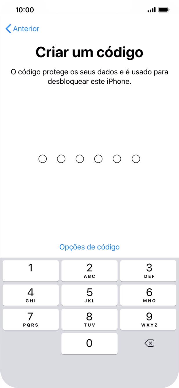 Prima Opções de código.