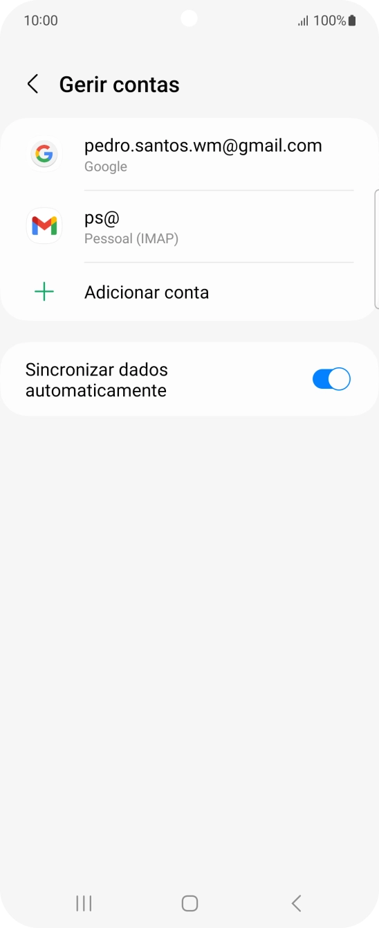 Prima a tecla de início para terminar e voltar ao ecrã inicial.