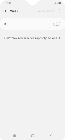 Kattints a csúszkára a funkció bekapcsolásához.