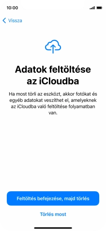 Válaszd a Törlés most lehetőséget.