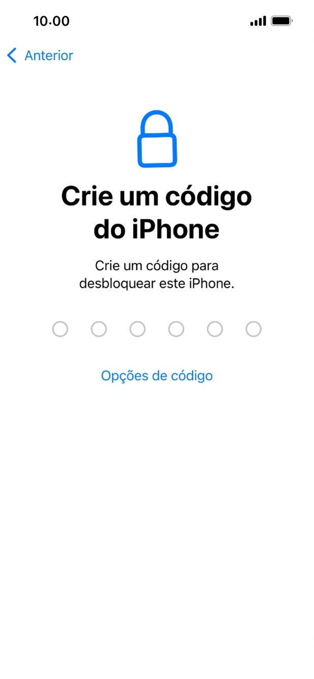 Prima Opções de código.