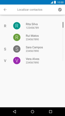 Prima o ícone para selecionar todos.