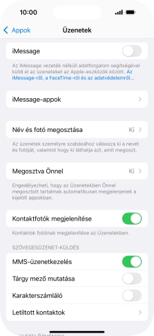 Húzd az ujjad felfelé a kijelző aljáról, hogy visszatérj a kezdőképernyőhöz.
