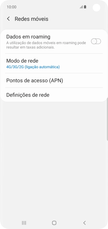 Prima Pontos de acesso (APN).