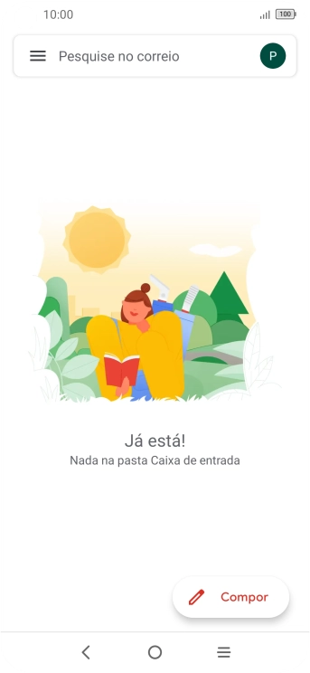 Prima o ícone de perfil.