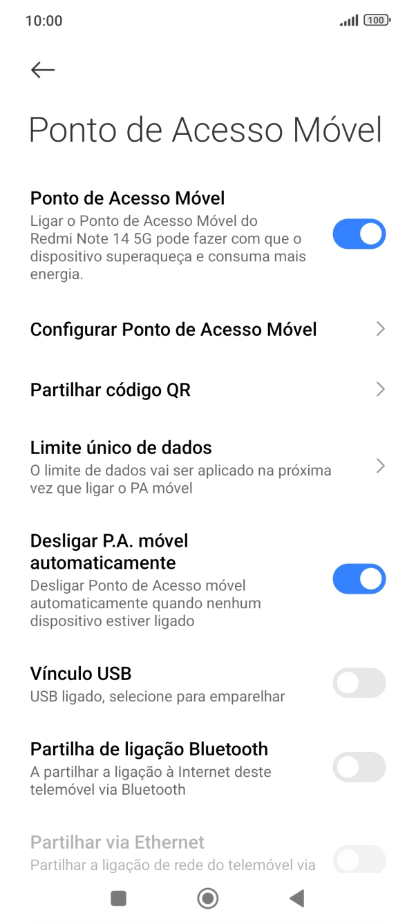 Prima a tecla de início para terminar e voltar ao ecrã inicial.
