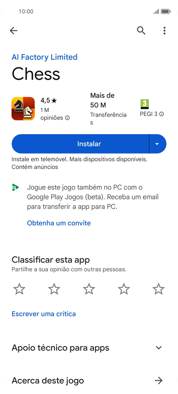 Para voltar ao ecrã inicial, deslize o dedo de baixo para cima a partir da base do ecrã.