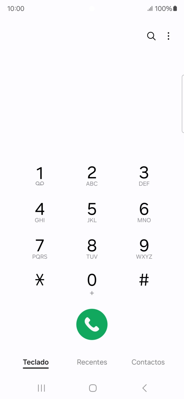 Prima o ícone de menu.