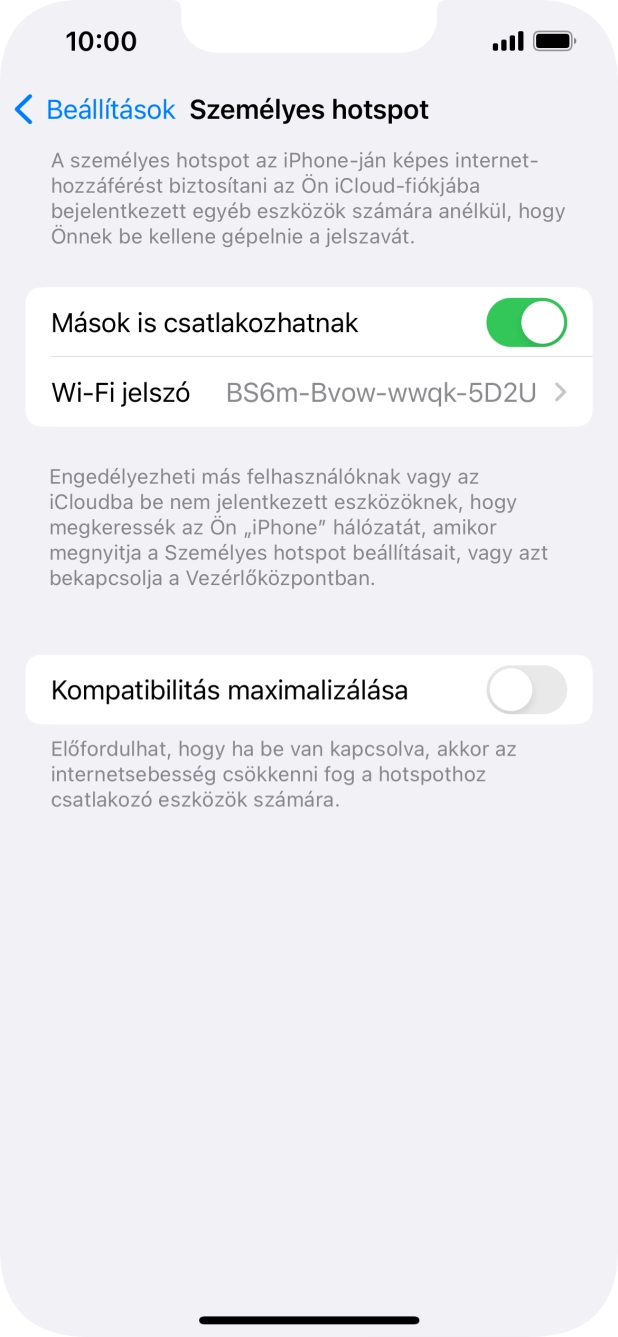 Húzd az ujjad felfelé a kijelző aljáról, hogy visszatérj a kezdőképernyőhöz.