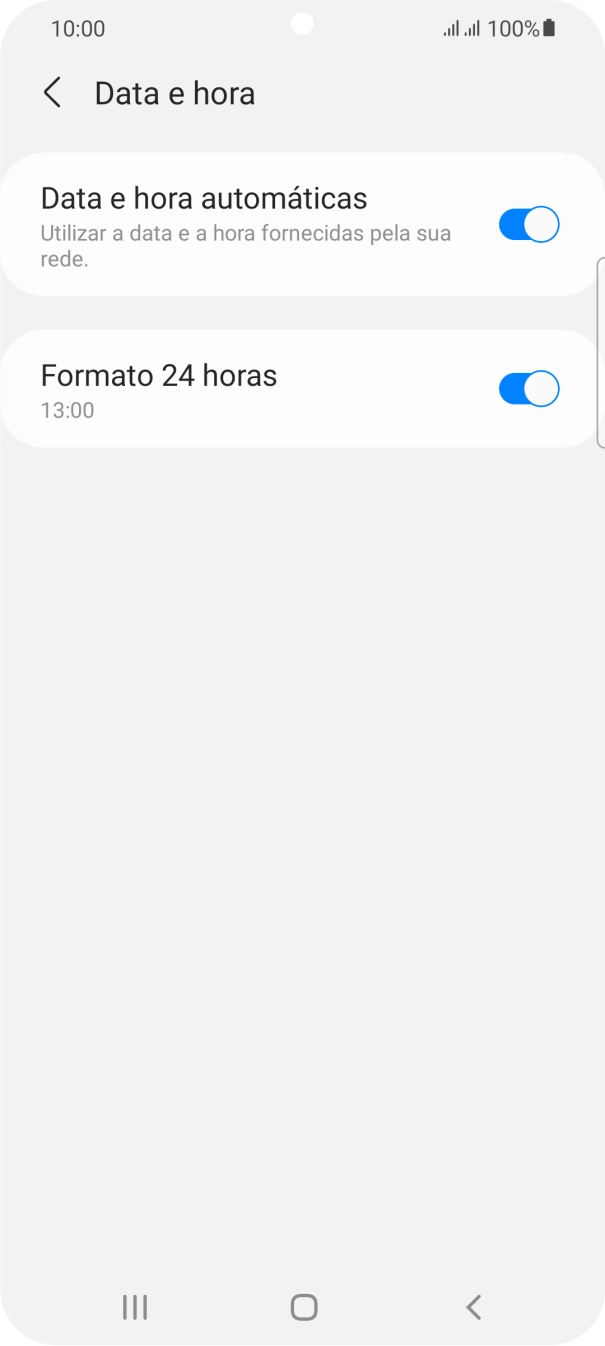 Prima a tecla de início para terminar e voltar ao ecrã inicial.