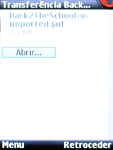 Escolha Abrir... e siga as indicações no ecrã para instalar a app.