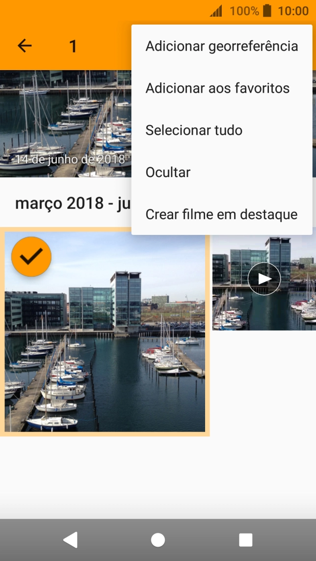 Prima Selecionar tudo.