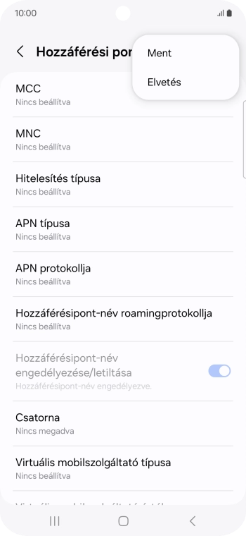 Válaszd a Ment lehetőséget.