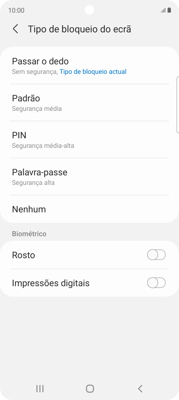 Prima Impressões digitais.