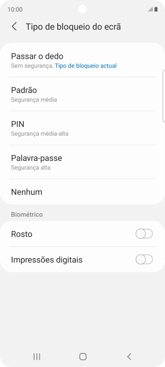 Prima Impressões digitais.