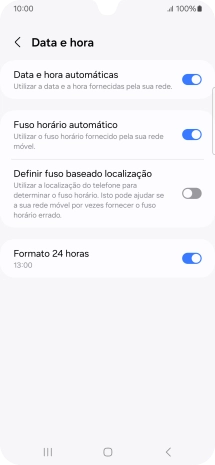 Prima a tecla de início para terminar e voltar ao ecrã inicial.