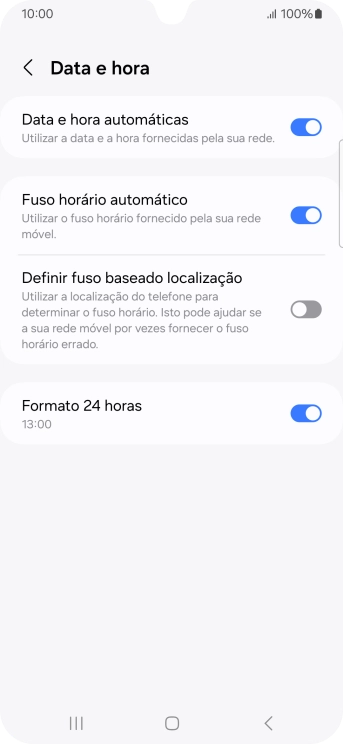 Prima a tecla de início para terminar e voltar ao ecrã inicial.