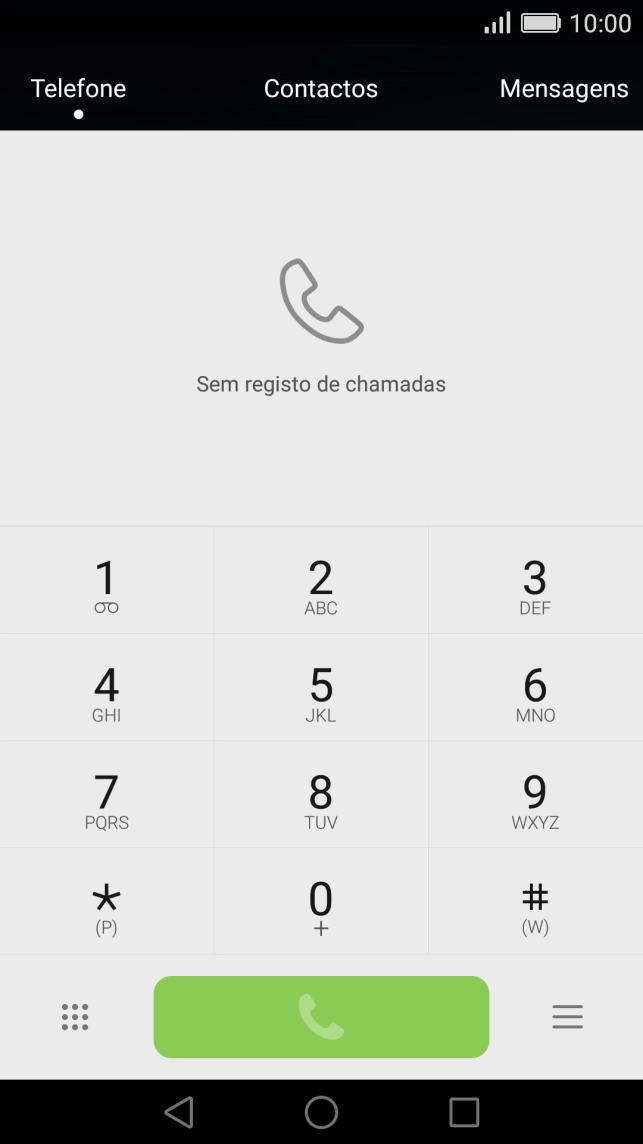 Mantenha premida a tecla numérica 1 até ligar ao correio de voz. Siga as instruções para ouvir as mensagens.