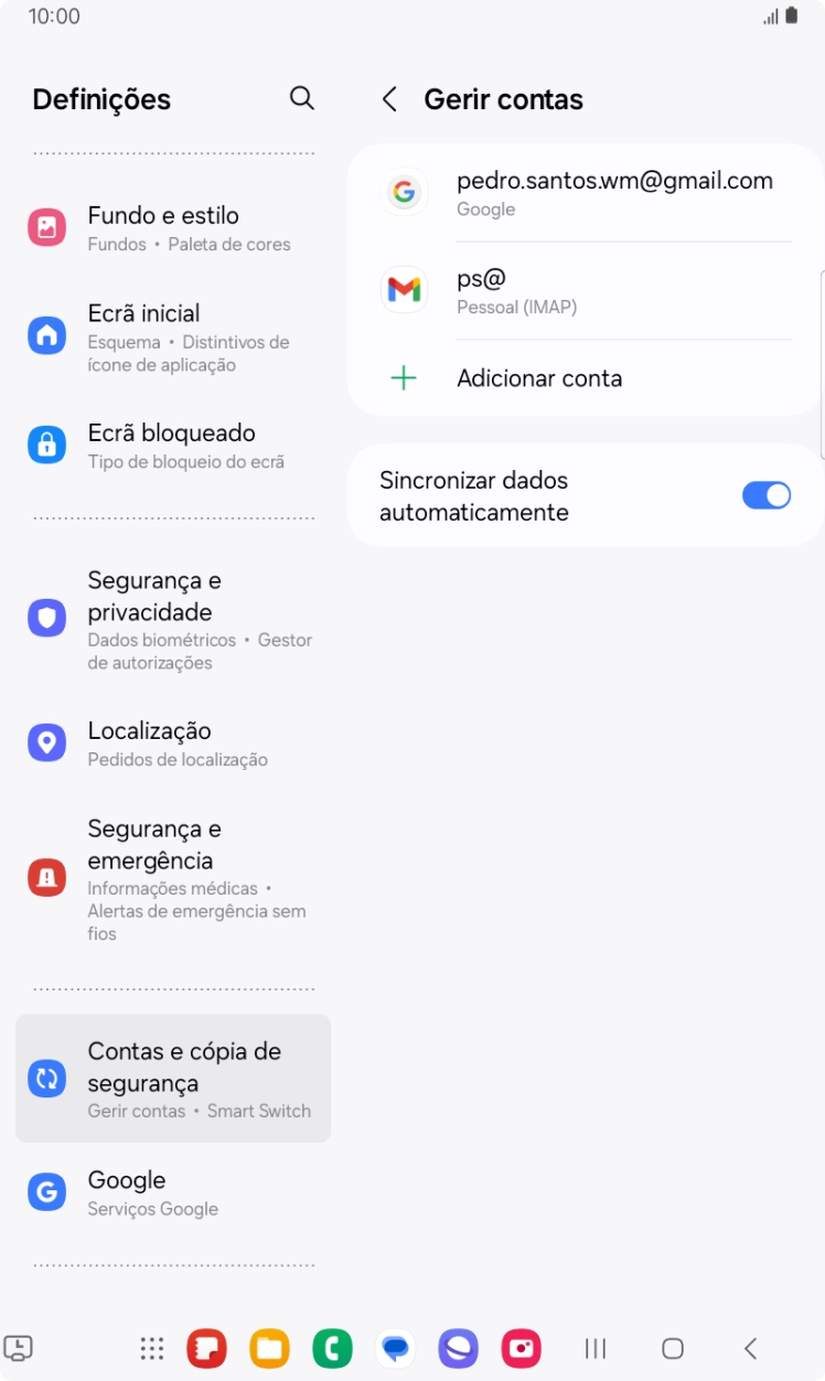 Prima a tecla de início para terminar e voltar ao ecrã inicial.