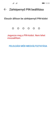 Válaszd a FELOLDÁSI MÓD MEGVÁLTOZTATÁSA lehetőséget.