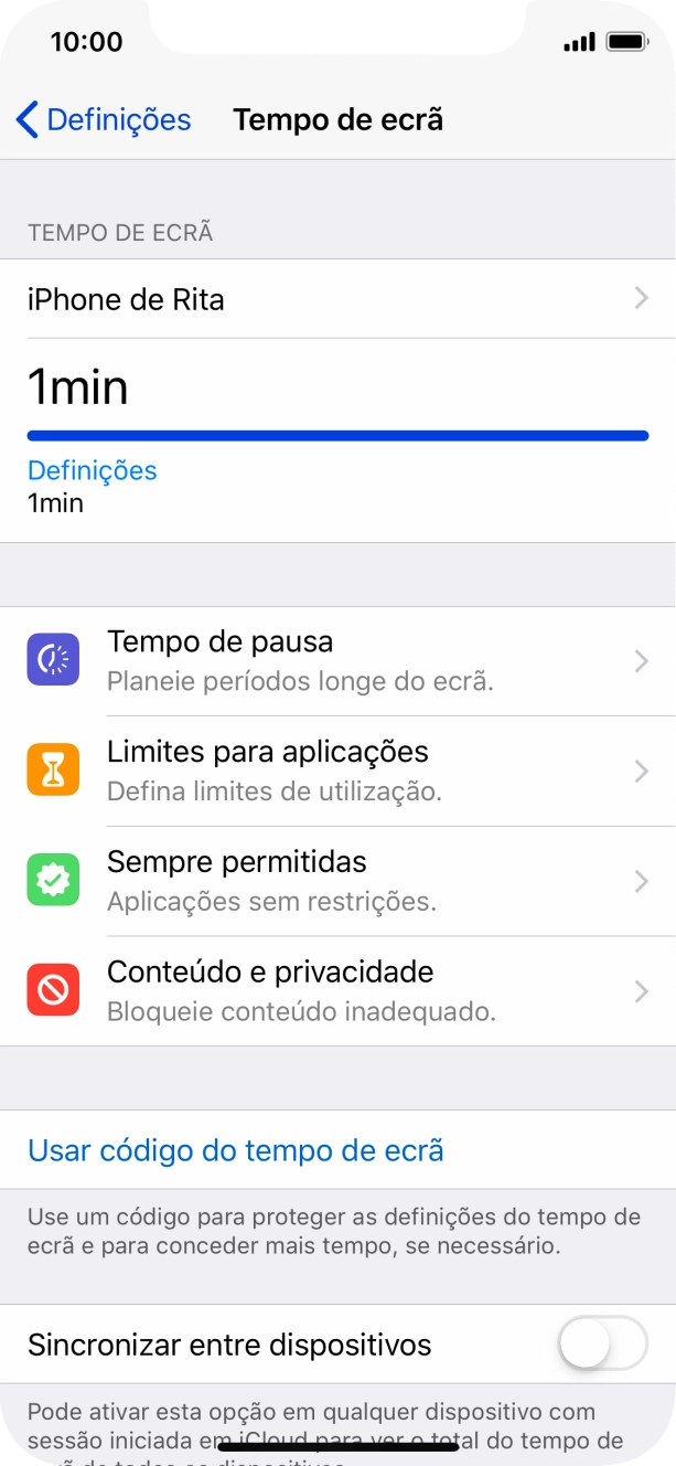 Prima a informação de tempo sob 
