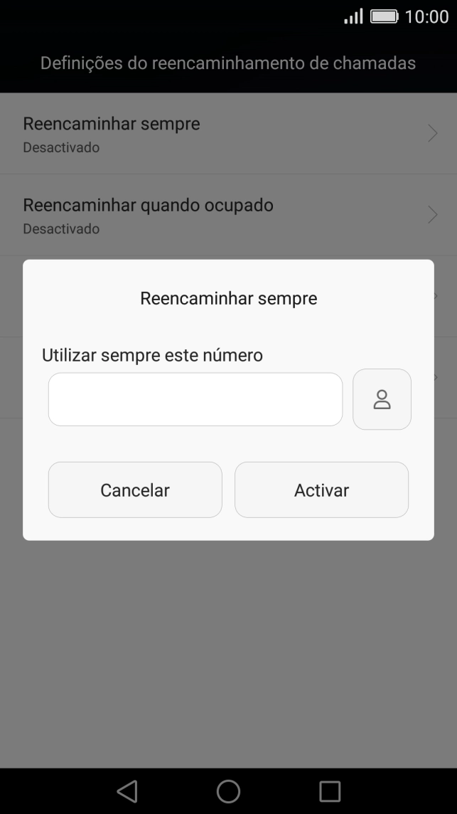Introduza 123 e prima Activar.