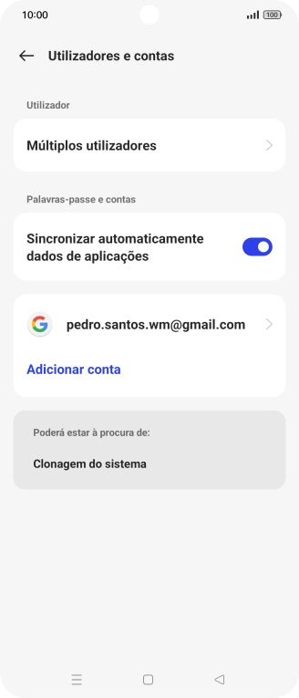 Prima a tecla de início para terminar e voltar ao ecrã inicial.