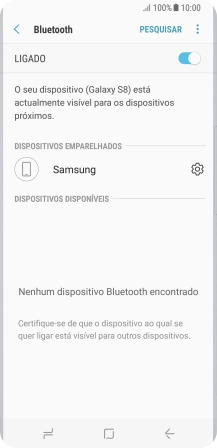 Prima a tecla de início para terminar e voltar ao ecrã inicial.