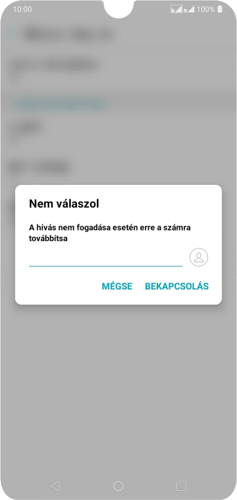 Írd be azt, hogy +36709090999, és válaszd a BEKAPCSOLÁS lehetőséget.