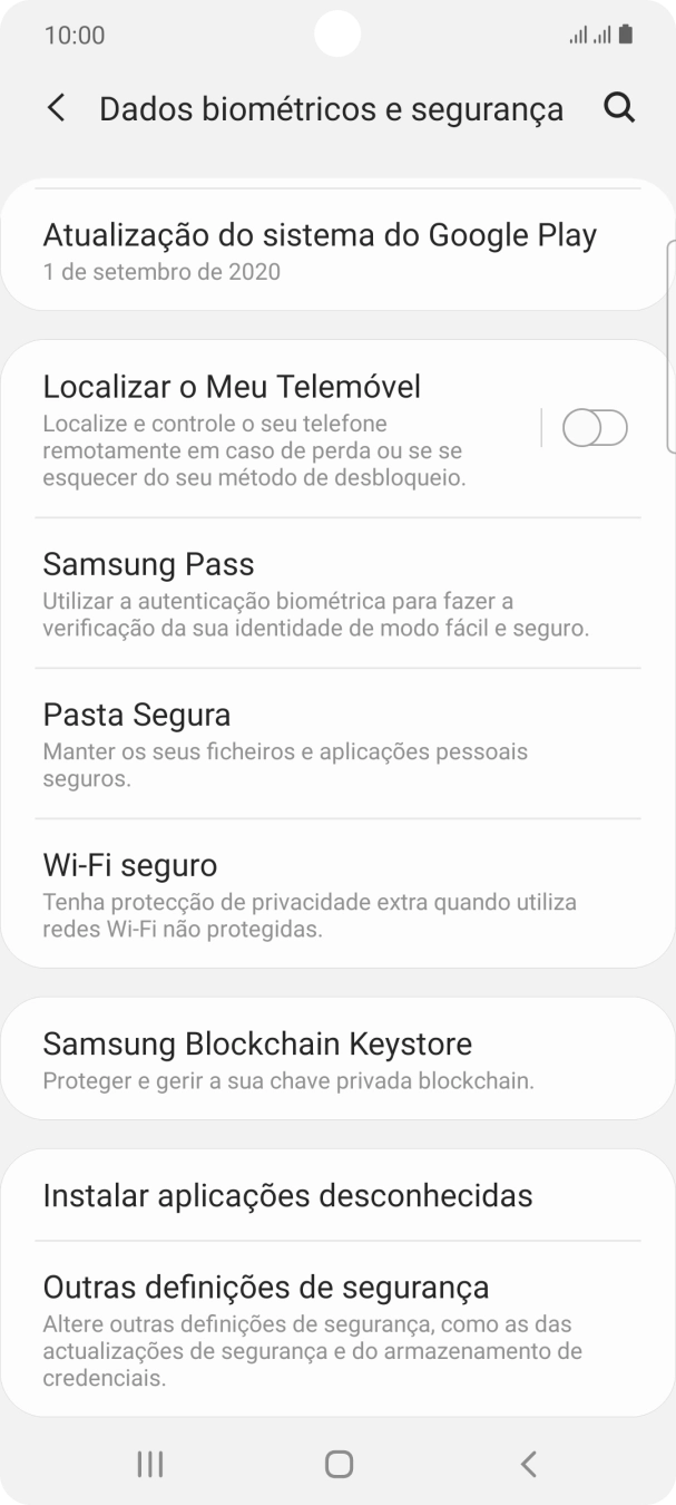 Prima Outras definições de segurança.